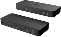 i-tec USB-C intelligens hármas kijelző dokkoló állomás, Power Delivery 100W (C31INTGTRI4KDOCPD)