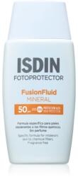 ISDIN Fotoprotector Fusion Fluid Mineral SPF 50 bőrvédő folyadék az érzékeny arcbőrre SPF 50 50 ml