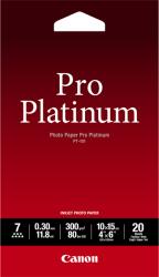 Canon PT-101 Photo Paper Pro Platinum fotópapír A6 (10x15, 300 g, 20 lap, fényes) (2768B013)