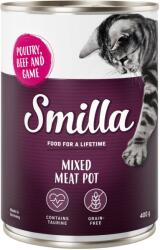 Smilla 6x400 Smilla multihús-tál nedves macskatáp- Szárnyas, marha & vad