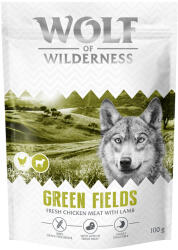 Wolf of Wilderness 100g Wolf of Wilderness Adult ''Green Fields'' bárány - gabonamentes száraz kutyatáp