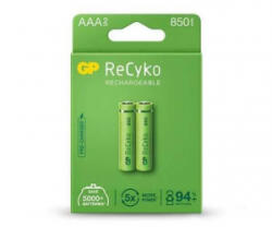 GP Batteries ReCyko AAA 850mAh akku (2db/csomag) (GP85AAAHC-RCK-PGB2) (GP85AAAHC-RCK-PGB2)