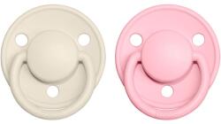 BIBS De Lux Natural Rubber Size 1: 0+ months cumi Ivory / Baby Pink 2 db