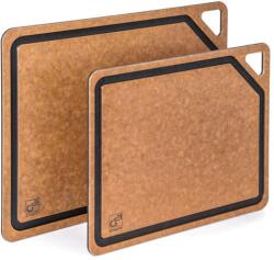G21 EcoCut vágódeszka természetes cellulózból - 2 db-os készlet, barna (G21PKRJ-CELU_SET1)