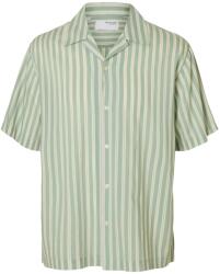 SELECTED férfi ing, 16091381, biopamut/modál, M INTL, zöld (0000305425560_M)