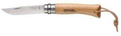 Opinel VRI N°08 Inox, bükk markolat + bőr zsinór
