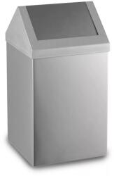 B & K Hulladékgyüjtő Rozsdamentes acél billenőfedeles 11L (ARE810) (ARE0810)