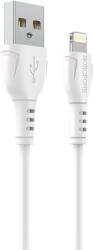 BOROFONE BX51 Triumph Lightning USB adat- és töltőkábel, 1 m, 2, 4 A, fehér