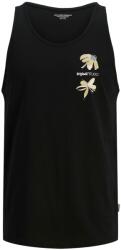 JACK & JONES Jack Jones Férfi Tank Top, 12275464, Pamut, L INTL, Fekete (0000304780998_L)
