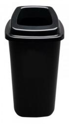 Plafor Sort szelektív hulladékgyűjtő, szemetes 45L fekete/fekete (PL-680-08)