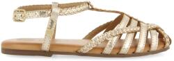 Gioseppo Többszörös pántos bőr szandál, Arany, 32 EU (806568729-P-ORO-32)