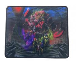  Professzionális Gamer egérpad, gumitalp, gaming kiegészítő, 250x300x3mm, szörnyes mintával (TB24756_1)