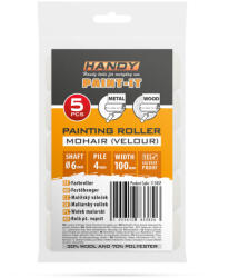 Handy Festőhenger - moher, velúr - 100 mm - 5 db / csomag (11185F) - lumenet