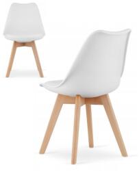 Mindigbútor Mossa fehér étkezőszék