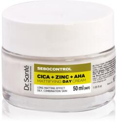 Dr. Santé Sebocontrol Cica + Zinc + AHA mattító nappali krém zsíros bőrre 50 ml