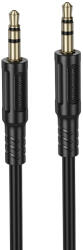 BOROFONE Kábel AUX BL25 Nice - jack 3, 5mm to jack 3, 5mm - 1 méter fekete
