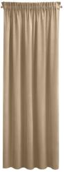 Eurofirany Dekoratív függöny ráncolószalaggal, SIBEL 140x270 Pierre Cardin sötét bézs (421270)