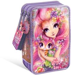 Nebulous Stars 3 rekeszes tolltartó, teljesen felszerelt, Petulia és Paloma figura - Nebulous Stars (GDNS12607)