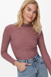 ONLY Only, Emma bordázott felső, Koptatott piros, XL (15180040-ROSE-BROWN-MELANGE-XL)