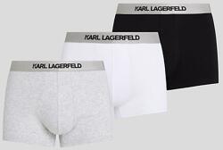 Karl Lagerfeld Karl Lagerfeld, Logós boxer szett - 3 db, Fehér, Fekete, Szürke, M (A1M47020-972-M)