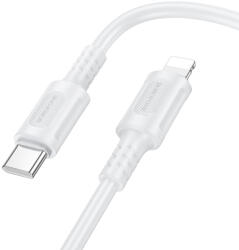 BOROFONE Kábel BX111 Feliz - Type C to Lightning - PD 27W 1 méter fehér