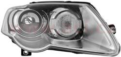 VALEO VW Passat 05- -6/07 jobb első fényszóró, Xenon D1S+H7 (5GL típusú egységhez, AUTO. O. ) (5839982V)