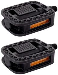 Dunlop kerékpár pedál 1 pár. K-mark, fekete, prizmás ABS TOC