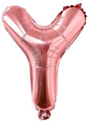 Happy Joker Fém fólia lufi, Y betű, 40 cm, rózsaszín, HAPPY JOKER® (BAL-FP-Y)