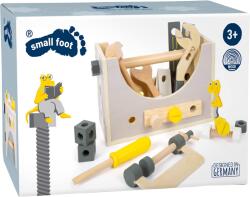 Legler Игрален комплект Small Foot - Кутия с инструменти и мини работна маса 2 в 1 (11809) - ozone