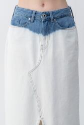Karl Lagerfeld Jeans KARL LAGERFELD JEANS, Farmer midiszoknya hasítékkal az elején, Kék, Krémszín, M (A2W12014-1OZ-M)