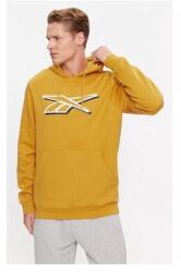 Reebok Férfi pulóver, Reebok, 302532308, Pamut/Újrahasznosított poliészter, XL INTL, Sárga (0000302532308_XL)