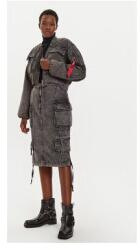 Alpha Industries Női szoknya, Alpha Industries, 304543128, Pamut, L INTL, Szürke (0000304543128_L)