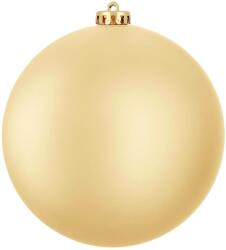 LAALU dísz - aranyozott matt gömb, 15 cm (LAU-6240)