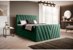 Eltap Candice 160x200 boxspring ágy sötétzöld - mindigbutor - 452 900 Ft