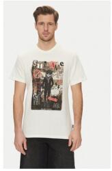 BLEND Férfi kevert anyagú póló, 20717965, Pamut, M INTL, Fehér (0000304641787_M)