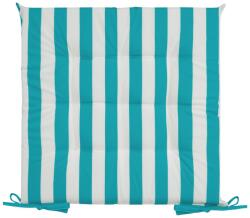 Eurofirany GARDEN székpárna teraszra és erkélyre vízálló anyagból 40x40x5 cm Eurofirany kék csíkos (452225)