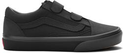 Vans Vans, Fűzős bőrsneaker, Fekete, 32.5 EU (VN000VHEENR-2)