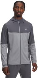 Under Armour Férfi sportos cipzáras pulcsi Under Armour UTILITY WOVEN WINTERIZED FZ szürke 6006112-025 - 3XL