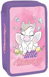 S-Cool tolltartó, felszerelt, 2 cipzár, 29 db, 20x13x5 cm, Kis Unikornis (SC2180)