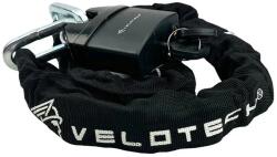 Velotech Kerékpárzár láncos lakat 0.8x90 cm fekete