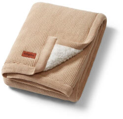 BabyOno takaró pamut/sherpa kötött 75x100cm bézs 1659/02 - babamarket