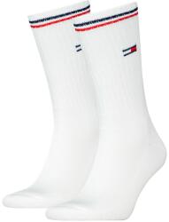 Tommy Hilfiger Tommy Hilfiger, Uniszex hosszú szárú zokni szett - 2 pár, Fehér, 43-46 (701228176-001-43-46)