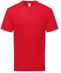 Fruit of the Loom Férfi póló, Fruit of the Loom, tiszta pamut, piros, S INTL (walus_5906832125087)
