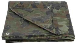 Strend Pro Vízálló ponyva gyűrűkkel, 7, 9x11, 9 m, PE, 80 gsm/m2, álcázás, 96 nm (2170084)