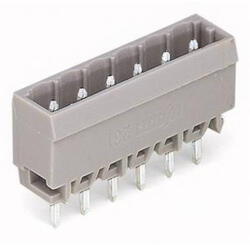 Wago THR csatlakozódugó1.2 x 1.2 mm solder pin egyenes, szürke (231-164/001-000) (231-164/001-000)