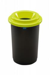 Plafor ECO kerek, henger szemetes 50L fekete/zöld (PL-650-02)