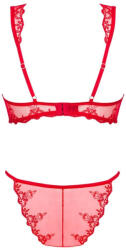 Obsessive Lonesia 2-pcs set red S/M