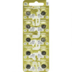Renata 371. MP-E Gombelem 371 Ezüstoxid 40 mAh 1.55 V 10 db (X703817)