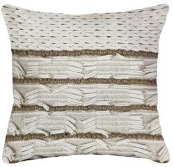 Bedora Sand Bedora díszpárna, 45x45 cm, kézzel varrott