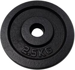 Kubisport öntöttvas tárcsa 2, 5 kg - 30 mm Súlytárcsa